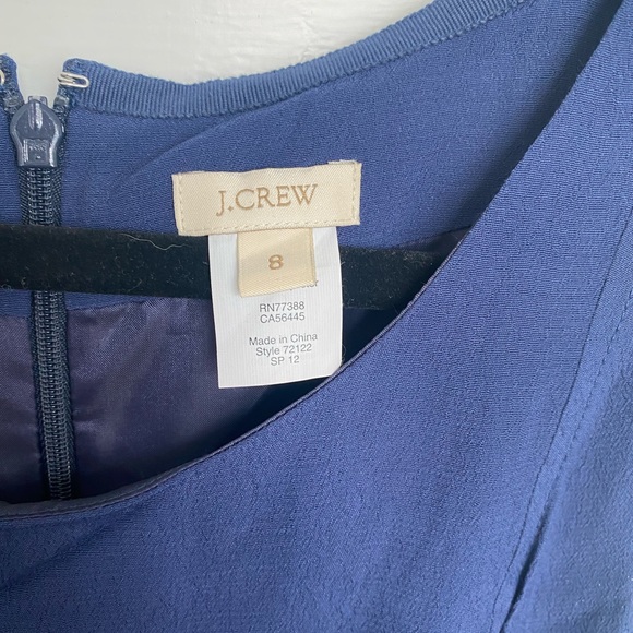 J. Crew crepe navy dress - Picture 3 of 3